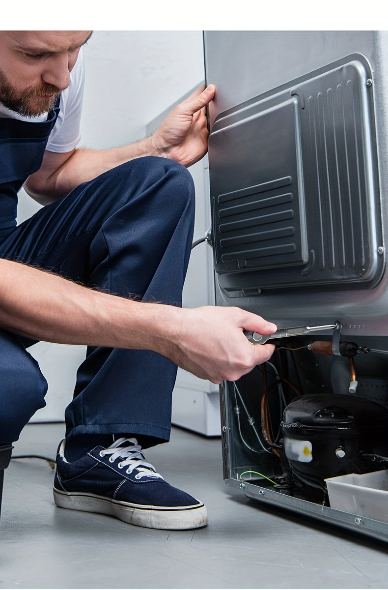 Kompaktes 25-in-1-Ratschenschraubendreher-Set mit Magnet | Abnehmbarer Griff und Präzisionsbits | Für die Reparatur von Telefonen/Uhren/PCs | Heimwerker-Werkzeugset aus Chrom-Vanadium-Stahl | Robustes, tragbares Etui