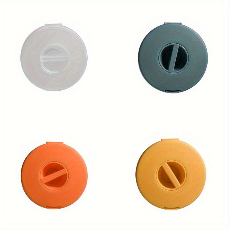 Rotatable Cable Organizer Box - Compact Portable Round Design with 360° Rotating Base, Durable PP Plastic Cord Management System for Home Office Desk, Travel & Workspace Organization, Sleek Storage Bins for Chargers, Cables,