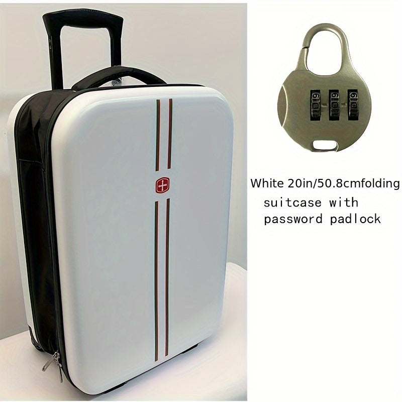 Ein stilvoller und multifunktionaler 20-Zoll-Handgepäckkoffer mit einem Einbahnrad, perfekt für Geschäftsreisen und Reisen.