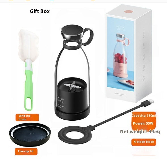 350ML Elektrischer Entsafter Mixer, USB Aufladbare Maschine, Haushalt ,Tragbarer Mixer, Maker Cup Küchenwerkzeugsatz