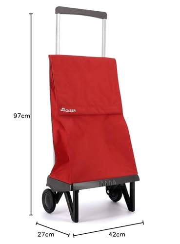 Klappbarer Einkaufstrolley Rolser Plegamatic MF 2 Räder - Burdeos