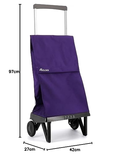 Klappbarer Einkaufstrolley Rolser Plegamatic MF 2 Räder - Burdeos
