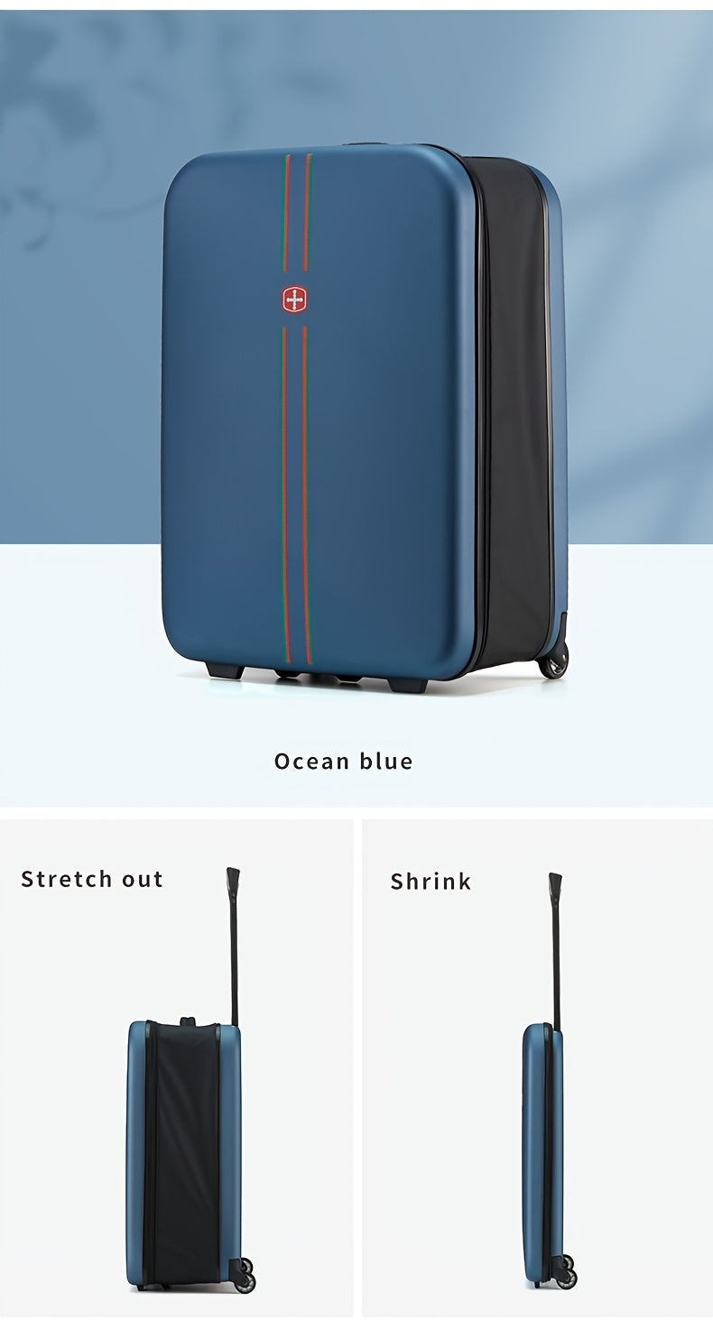 Ein stilvoller und multifunktionaler 20-Zoll-Handgepäckkoffer mit einem Einbahnrad, perfekt für Geschäftsreisen und Reisen.