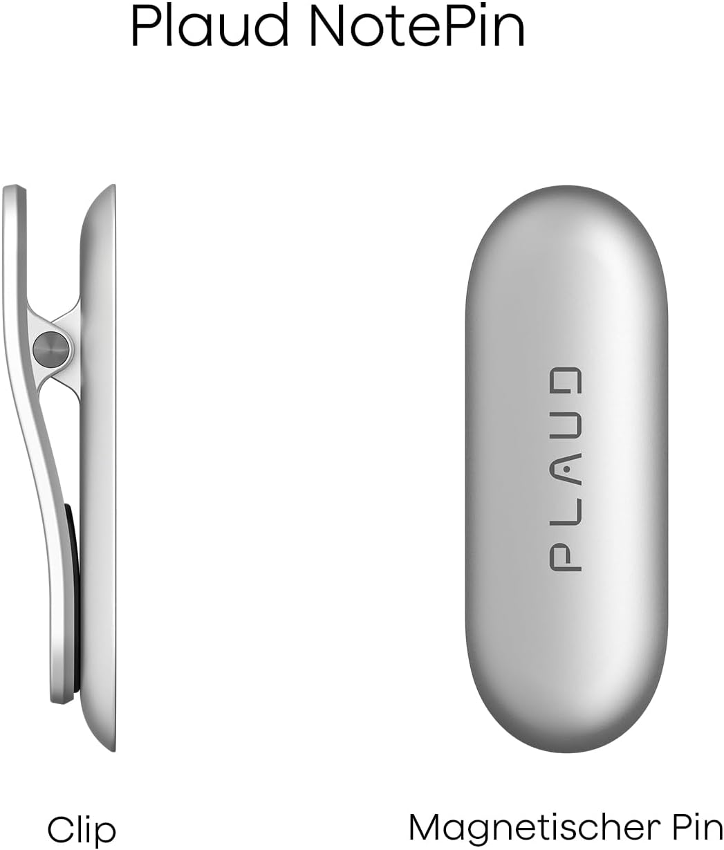Plaud NotePin Clip- und Pin-Set für NotePin AI Voice Recorder