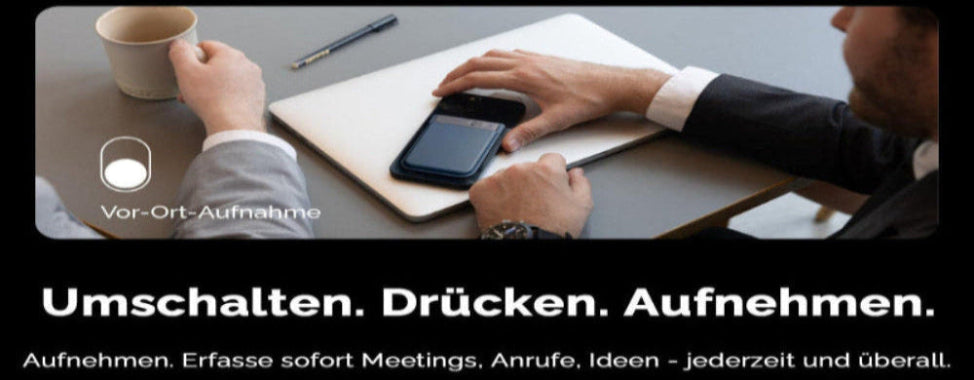 PLAUD NOTE AI Digital Voice Recorder, 64 GB Aufnahmegerät mit ChatGPT
