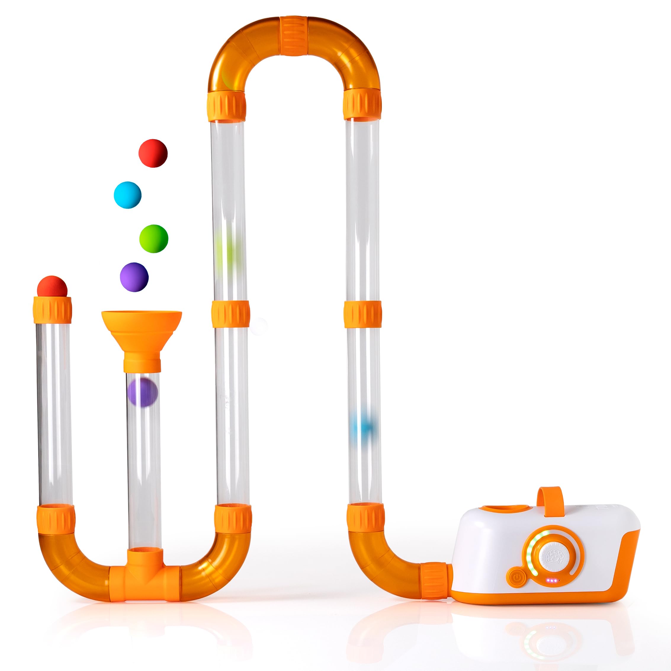 Fat Brain Air Toobz, luftbetriebenes Ball- und Rohrphysikspielzeug