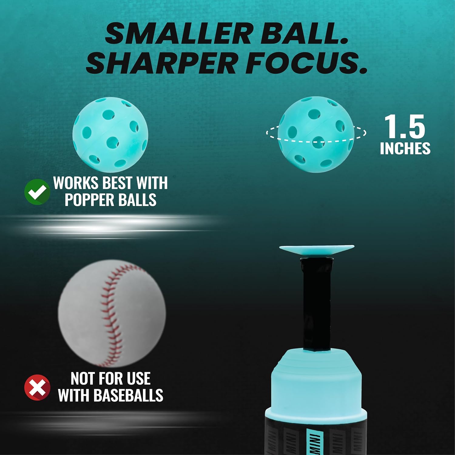Premium BanditSports Baseball Tee Popper – Strapazierfähiges und langlebiges Batting T-Shirt für perfekte Schwünge