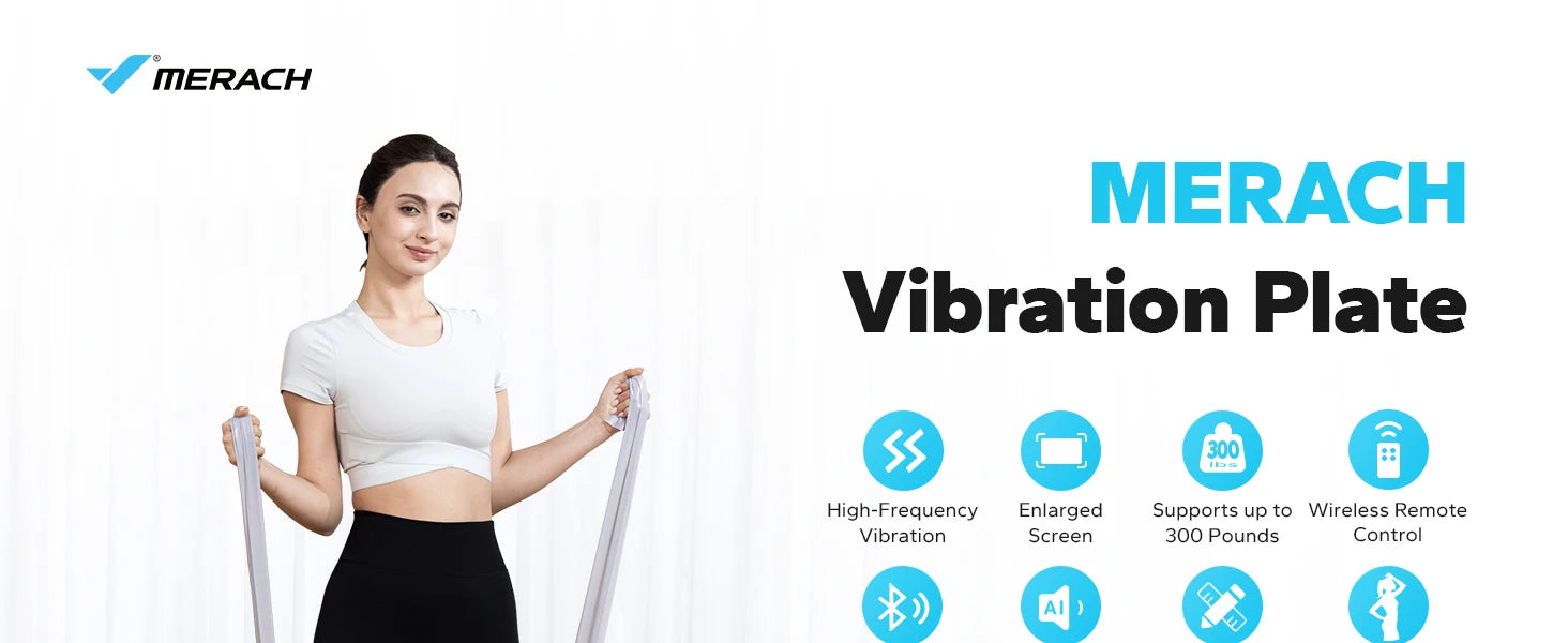 MERACH Vibrationsplatte für Ganzkörpermassage