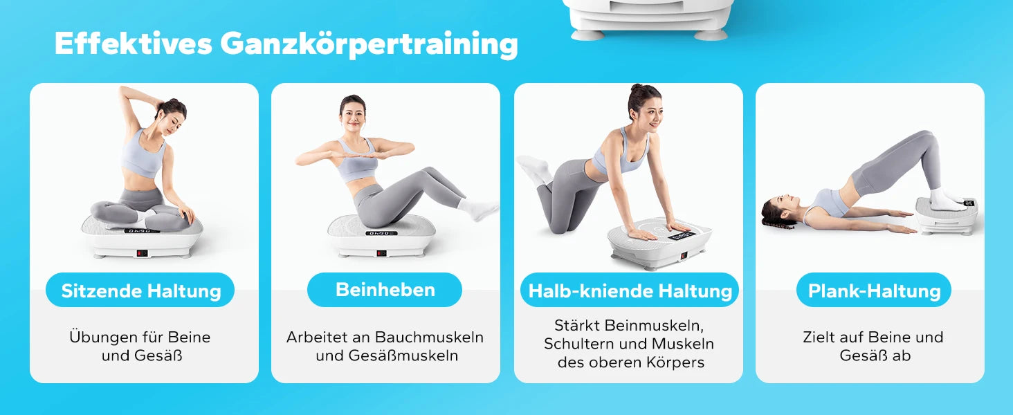 MERACH Vibrationsplatte für Ganzkörpermassage