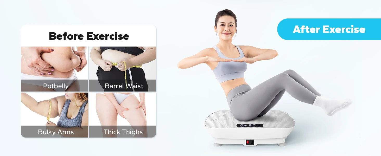 MERACH Vibrationsplatte für Ganzkörpermassage