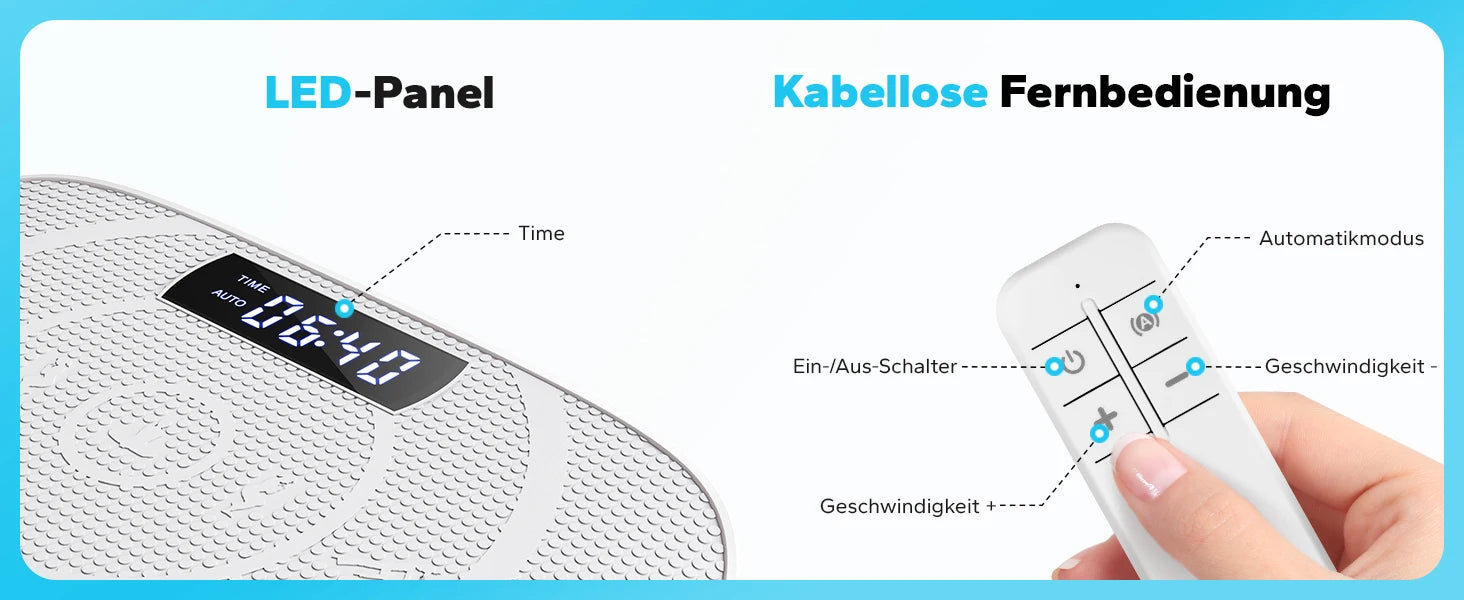 MERACH Vibrationsplatte für Ganzkörpermassage