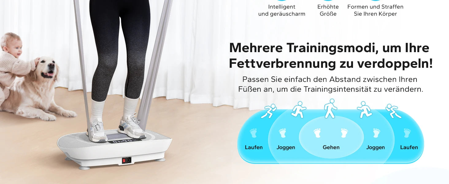 MERACH Vibrationsplatte für Ganzkörpermassage