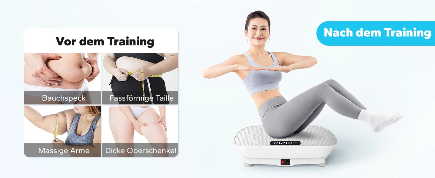 MERACH Vibrationsplatte für Ganzkörpermassage