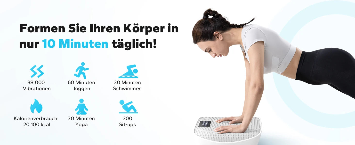 MERACH Vibrationsplatte für Ganzkörpermassage