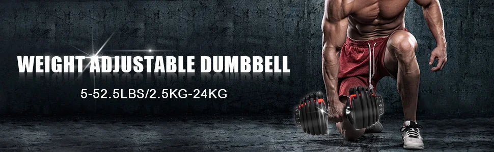 VEVOR 24KG Verstellbare Hantelsets, Hantelständer und Hantelgewicht