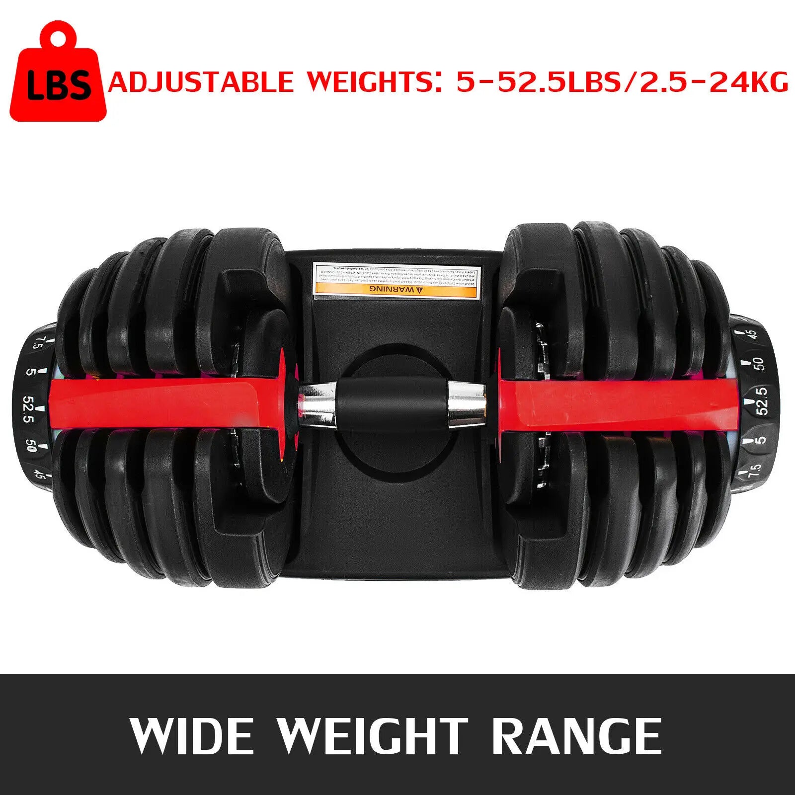 VEVOR 24KG Verstellbare Hantelsets, Hantelständer und Hantelgewicht