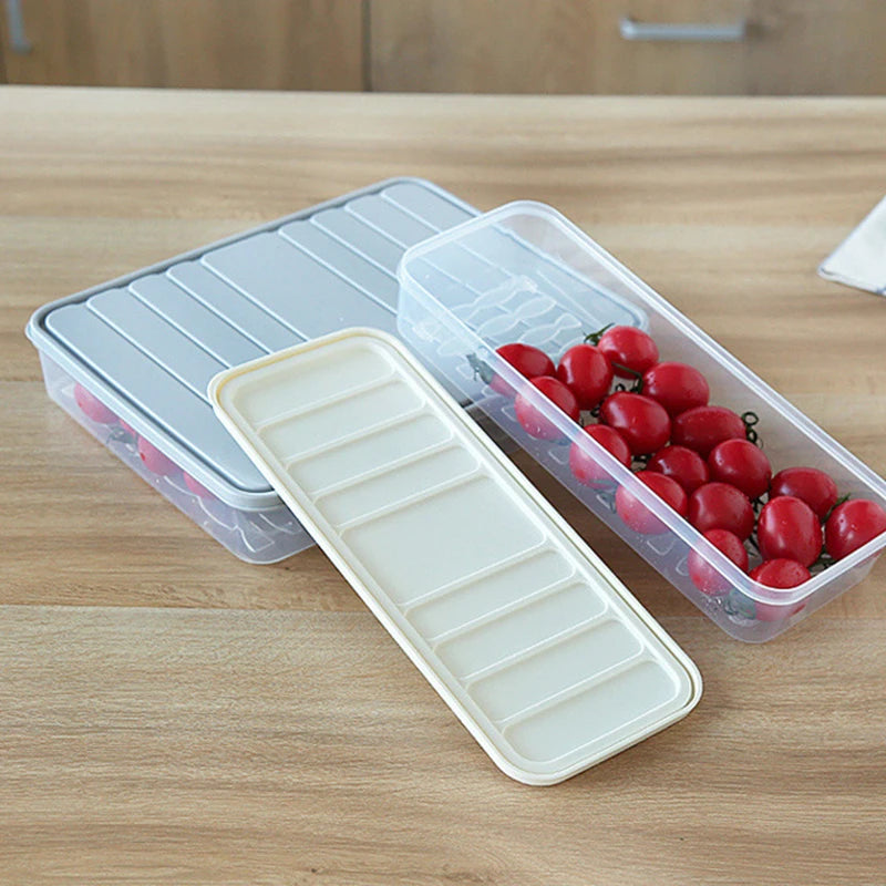 Boîte de congélation pour raviolis, conteneur de conservation des aliments, boîte de conservation des aliments empilable avec couvercle, boîte carrée en plastique monocouche scellée transparente