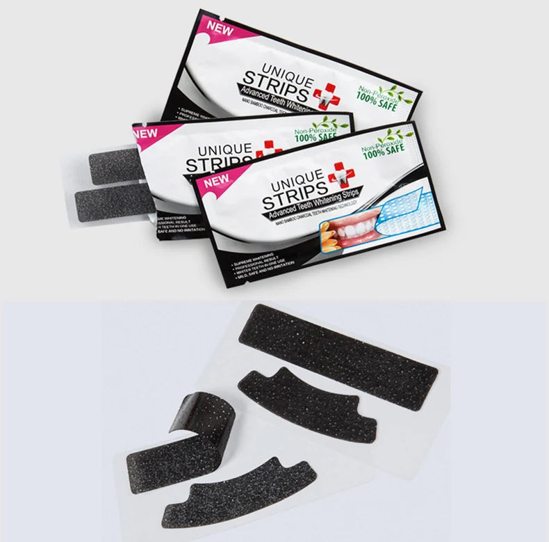 3D Weiße Zähne Whitestrips, Luxe Professionelle Wirkung, Original Mundhygiene Zahn, Zahnaufhellungsstreifen