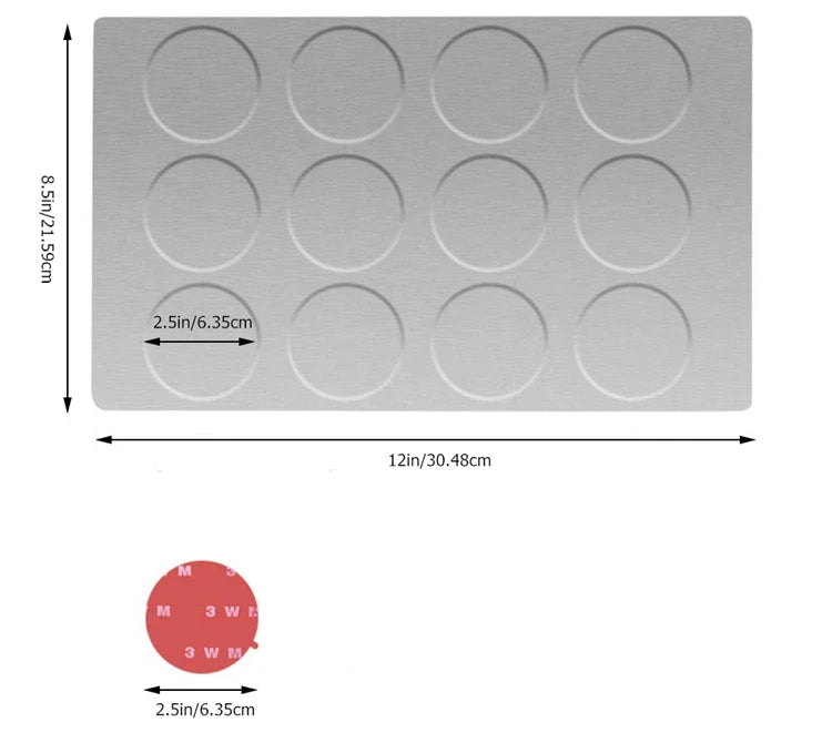 LMETJMA Magnetische Gewürzgläser mit Wandhalterung