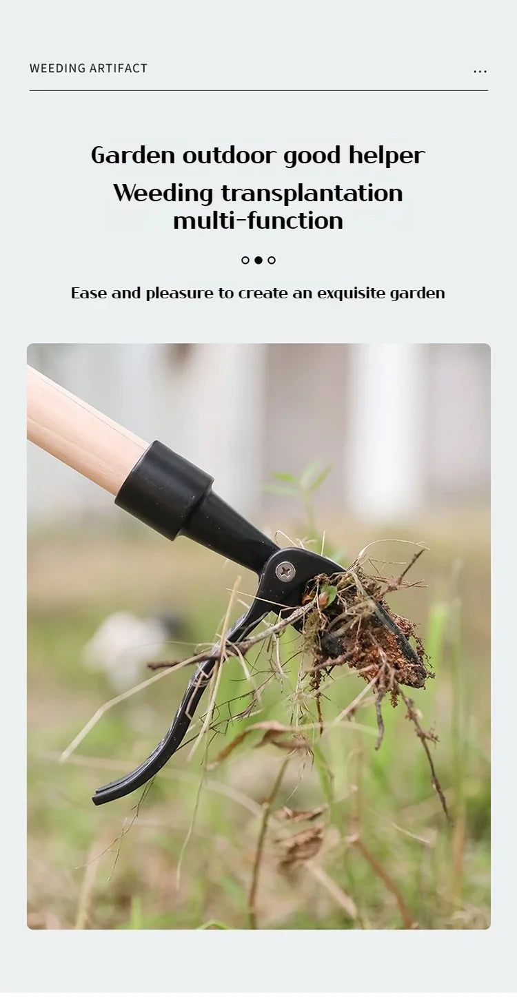 Stand-Up-Unkrautzieher-Werkzeug mit Schraubenlöchern, tragbarer Unkrautkopf-Ersatz, Gartenarbeit, Graben, Unkrautentfernungszubehör