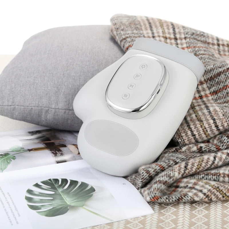 5-stufiges elektrisches Handmassagegerät, Heißkompressen-Massagegerät, Luftkompressions-Vibrationsmassage zur Linderung von Finger- und Handflächenermüdung