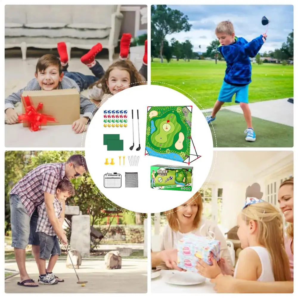 Battle Golf Chipping Game ,Golf Hitting Mat, Sportaktivitäten, Putting Practice, Toy Swing Training Tool