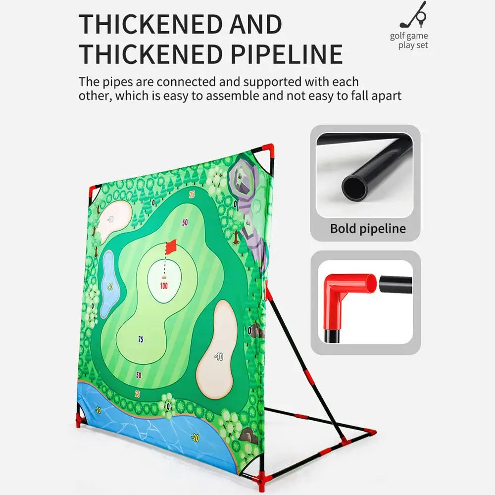 Battle Golf Chipping Game ,Golf Hitting Mat, Sportaktivitäten, Putting Practice, Toy Swing Training Tool
