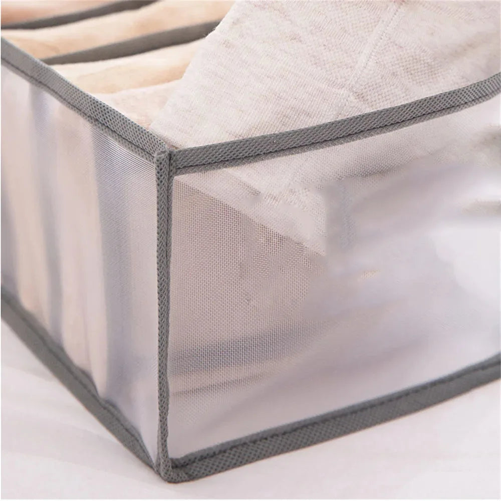 Kleider-Organizer, Jeans- und Hosen-Aufbewahrungsbox, Kleiderschrank-Schubladen-Organizer für Unterwäsche, BHs, Krawatten, T-Shirts und Socken, Organisationssystem