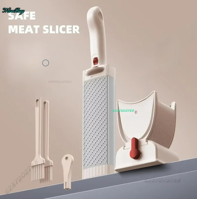 Fleischschneider, Hackmesser, Küchenmesserset zum Fleischschneiden, Zerkleinern, manueller Frischfleischschneider, Lebensmittelschneider für Rindfleisch