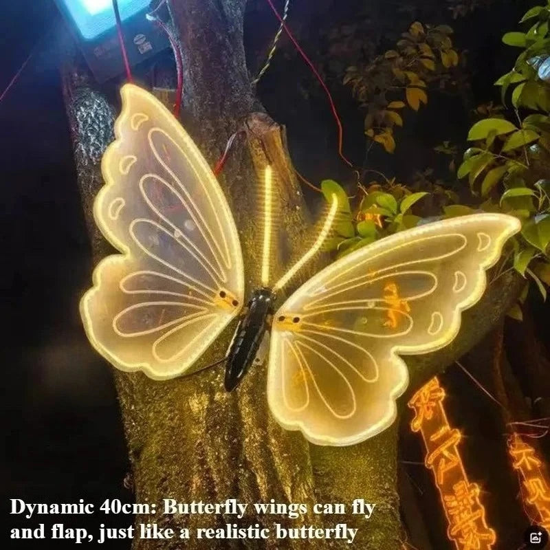 12V LED Outdoor Simulation Dynamische Statische Schmetterling Lichter Für Festival Home Decor Urlaub Party DIY Dekoration