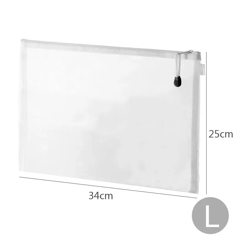 Mesh Zipper- File Bag, Spielzeug Aufbewahrungstasche, Baustein/ Puzzle Unterverpackung Tasche, Kinder Reißverschluss transparent Finishing Aufbewahrungsbox