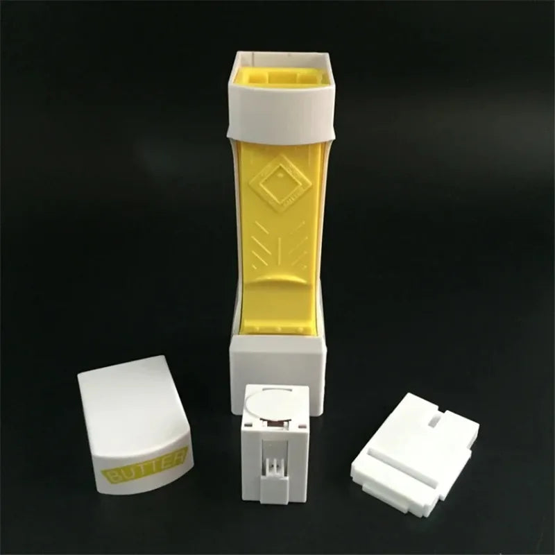 Tragbarer Butterschneider, Käsehobel, Quetschspender