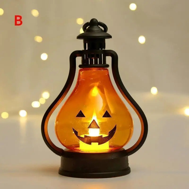 Horror Halloween LED Wind Licht, Tragbare Kürbis Geister Laterne, Bar Desktop Ornament, Halloween Decor Requisiten