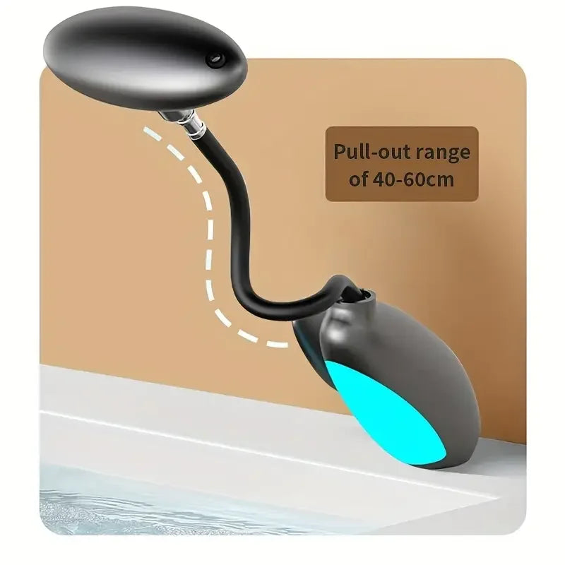Pinguin Atmosphere leichter ausziehbarer Wasserhahn, heißer und kalter spritzwassergeschützter Handwaschhahn, Badezimmerwaschbecken, Badezimmerhahn
