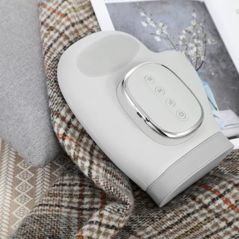 5-stufiges elektrisches Handmassagegerät, Heißkompressen-Massagegerät, Luftkompressions-Vibrationsmassage zur Linderung von Finger- und Handflächenermüdung