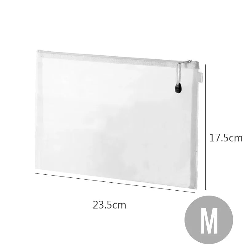 Mesh Zipper- File Bag, Spielzeug Aufbewahrungstasche, Baustein/ Puzzle Unterverpackung Tasche, Kinder Reißverschluss transparent Finishing Aufbewahrungsbox