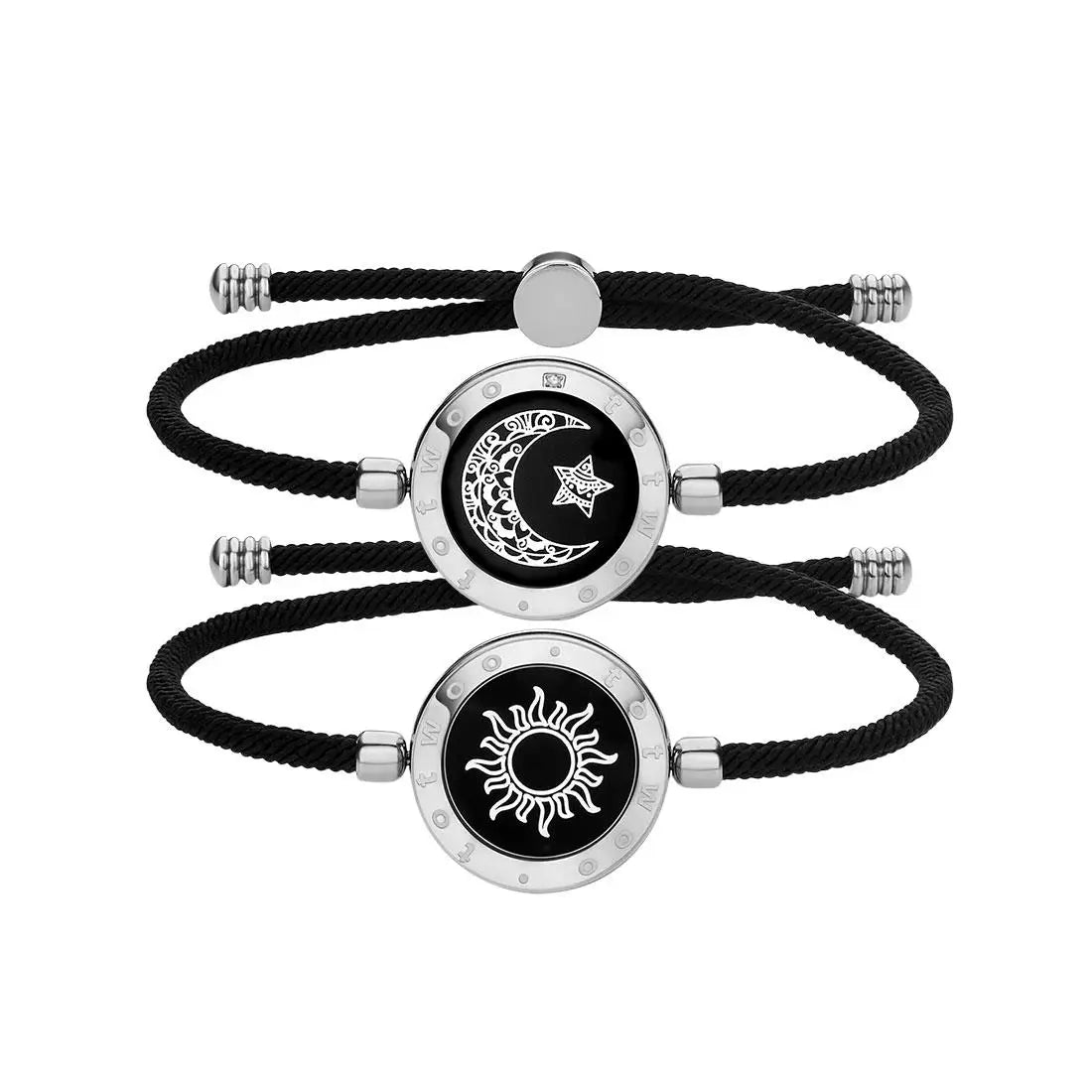 Totwoo Long Distance Touch Leuchtende und vibrierende Armbänder für Paare