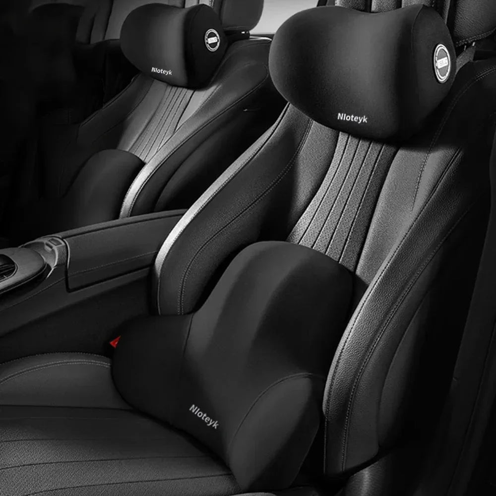 Auto Memory Foam Nackenkissen Schutz, Lendenwirbelstütze Kissen, Lendenkissen, Auto Kopfstützenkissen