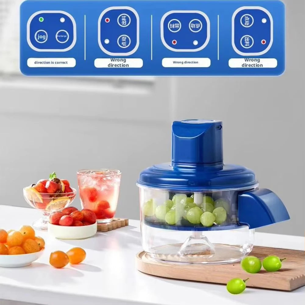 Automatische elektrische Traubenschälmaschine – Freihändiger Hautentferner für Beerenfrüchte, Werkzeug zur Obstzubereitung, müheloses Schälen