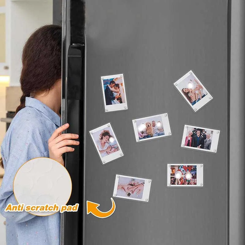 1/3/4 Zoll Acryl-Fotorahmen, Acryl-Kühlschrank-Bilderrahmen, Mehrzweck-Bilderrahmen für Haushaltsdekorationshalter