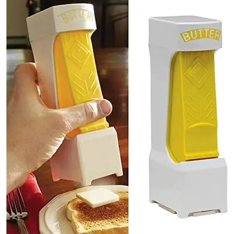 Tragbarer Butterschneider, Käsehobel, Quetschspender
