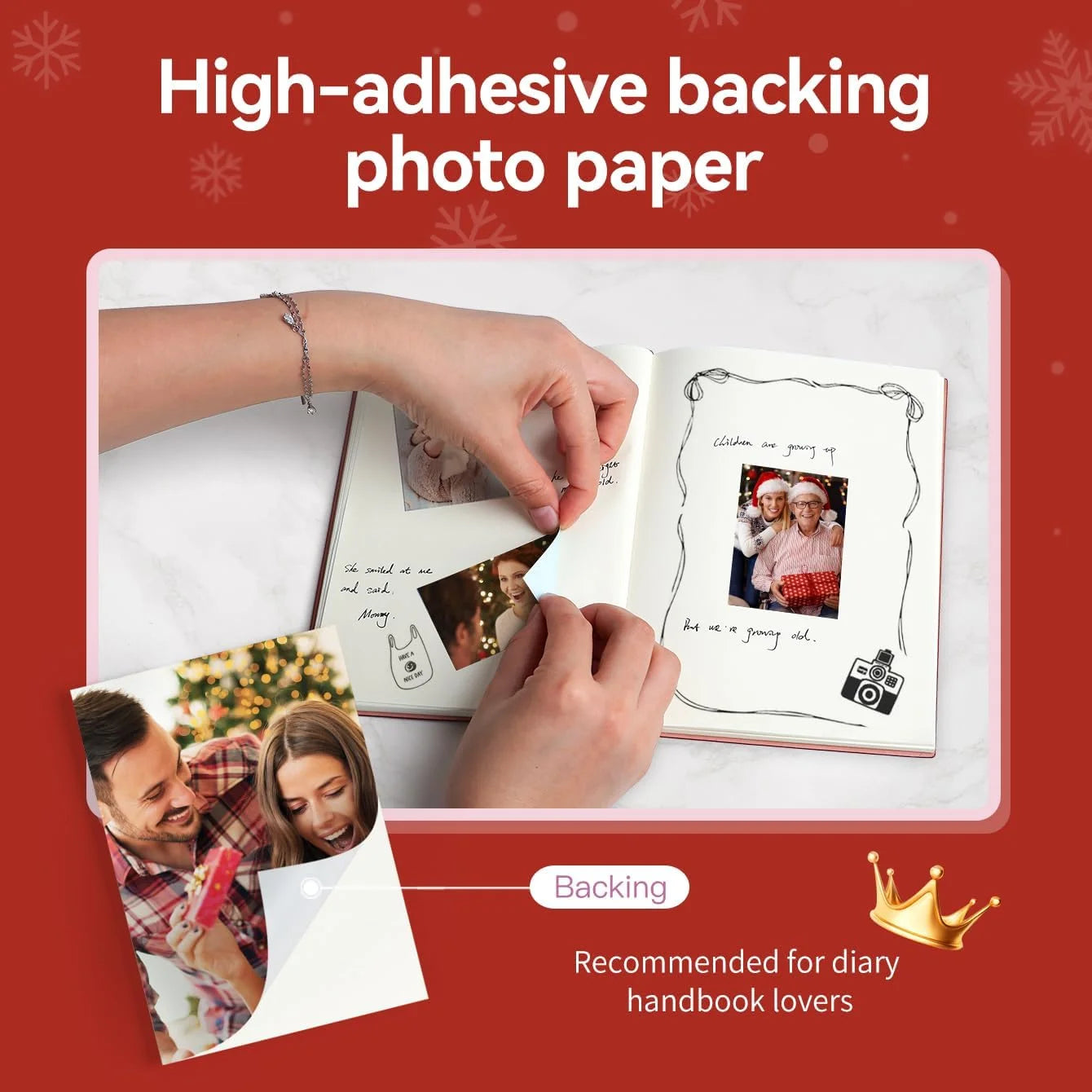 HPRT MT53 Farbfotodrucker, tragbarer Mini-Thermobilddrucker