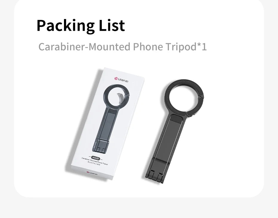 Ulanzi MA30 Magsafe Telefonstativ, doppelseitiger magnetischer Telefonhalter, Telefonständer für iPhone 16, 15, Outdoor-Reisen, Vlog, Live-Streaming