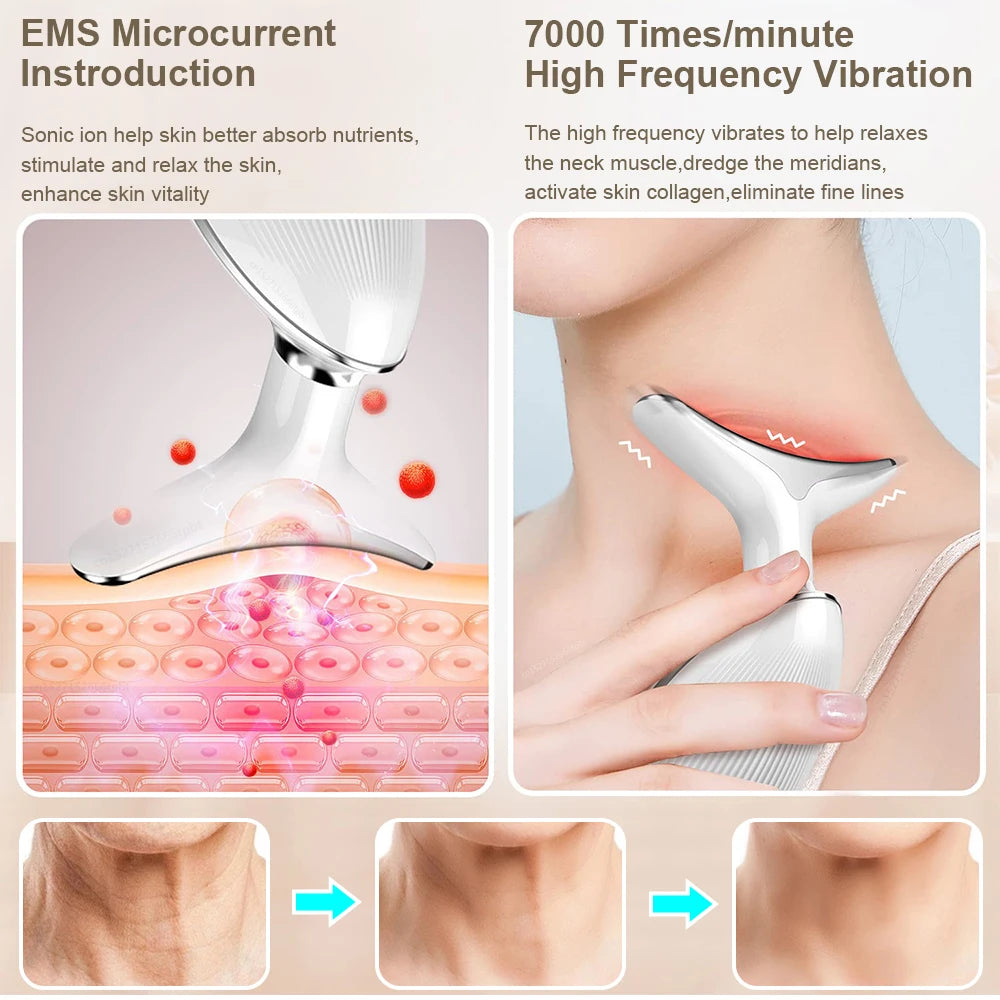 Gesichtsmassagegerät, EMS-Gesichtsmikrostrom, Anti-Aging-Gesichtsmassage