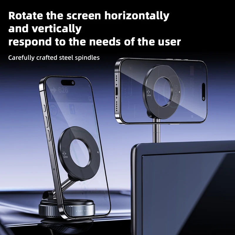 Support de téléphone magnétique K007|Rotation sur trois axes pour un réglage libre|Un choix pratique pour plusieurs scénarios.