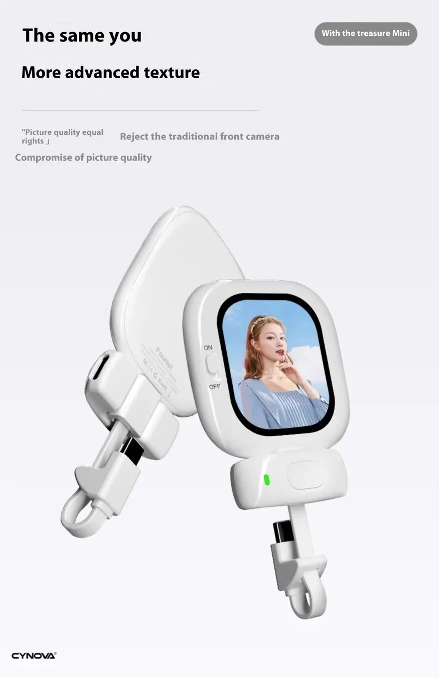 CYNOVA- Founist Vlogmate Mini AMOLED-Bildschirm, Magnetischer Selfie-Monitor, Bildschirm + Fernbedienung