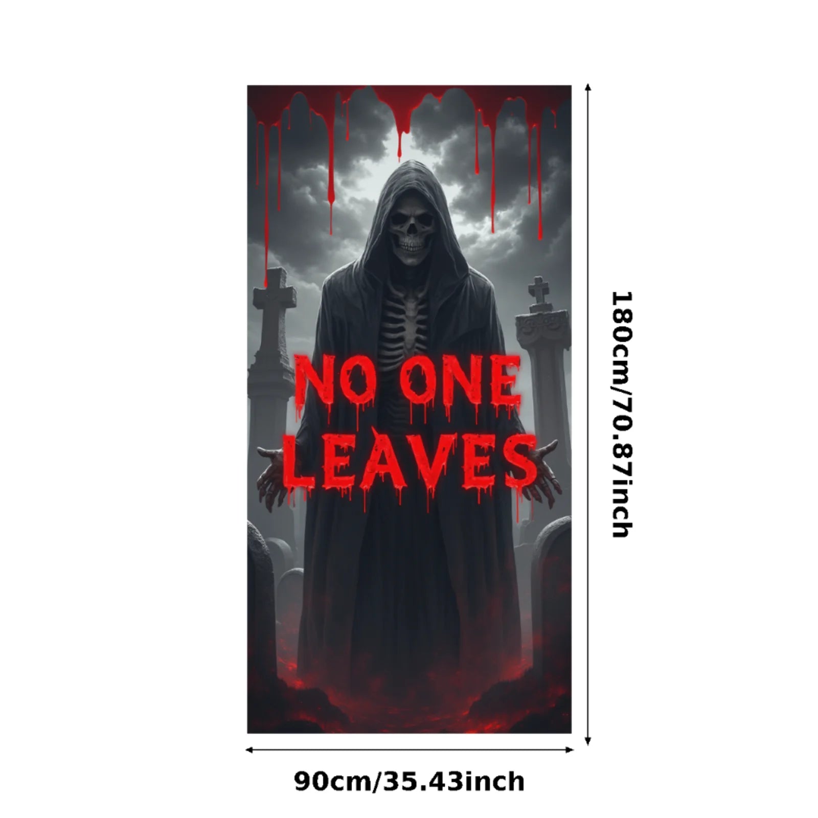 Event-Banner, bunter Druck, Kürbis-Laternen-Banner, Kürbis-Banner, Halloween-Party, Feiertagsfeier, gruselige Tür-Banner-Abdeckung