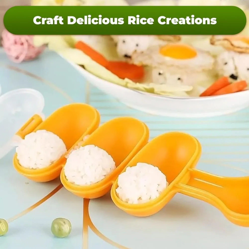 Reisball-Maker-Form mit Paddel, Sushi-Maker, Reisball-Form, Former, Sushi-Form, Reisball-Shaker, Sushi-Maker-Form