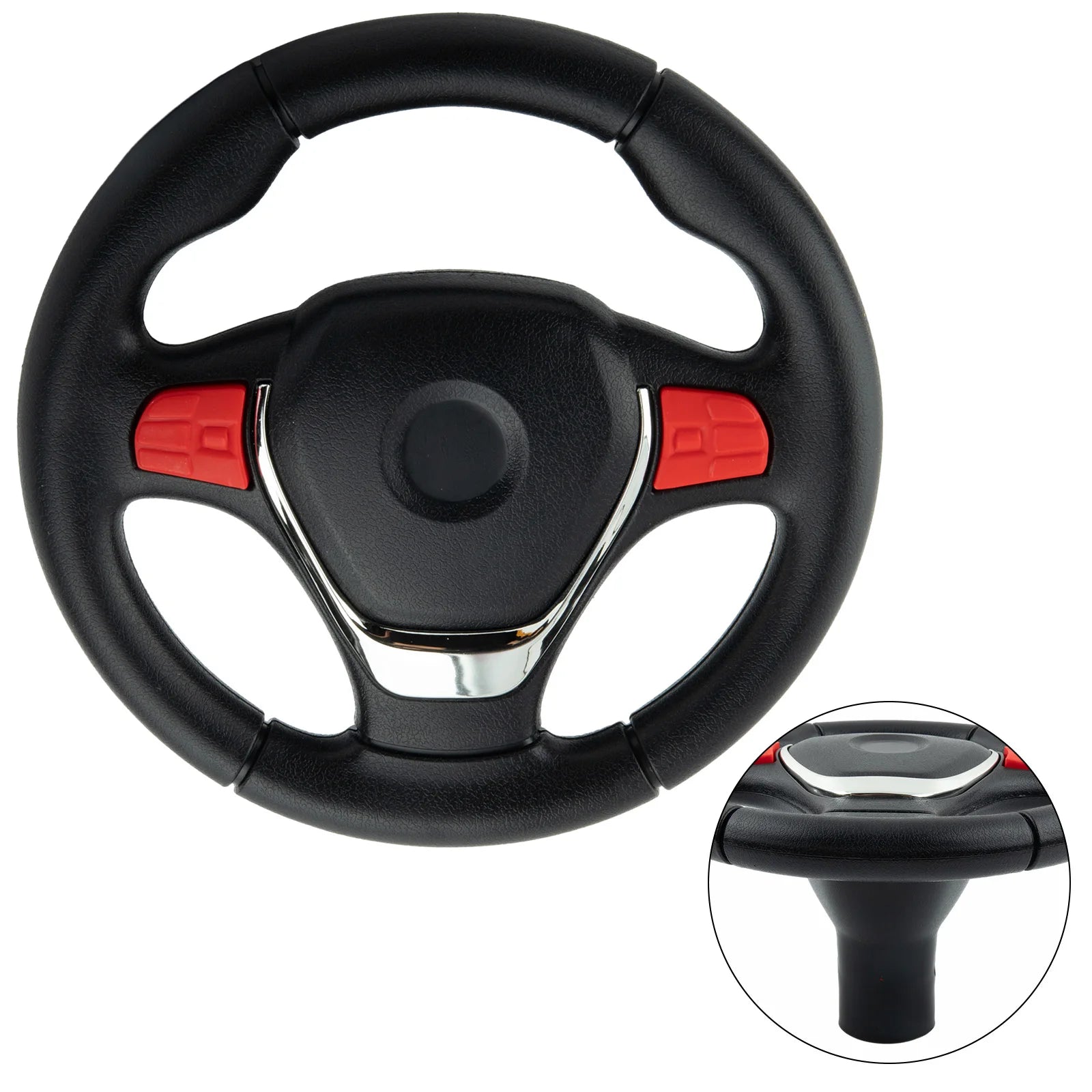 Für Elektrische Auto Lenkrad 1 stücke 1x Zubehör Für kinder Kunststoff/metall Praktische S2388/S2588/S9088 Nützlich