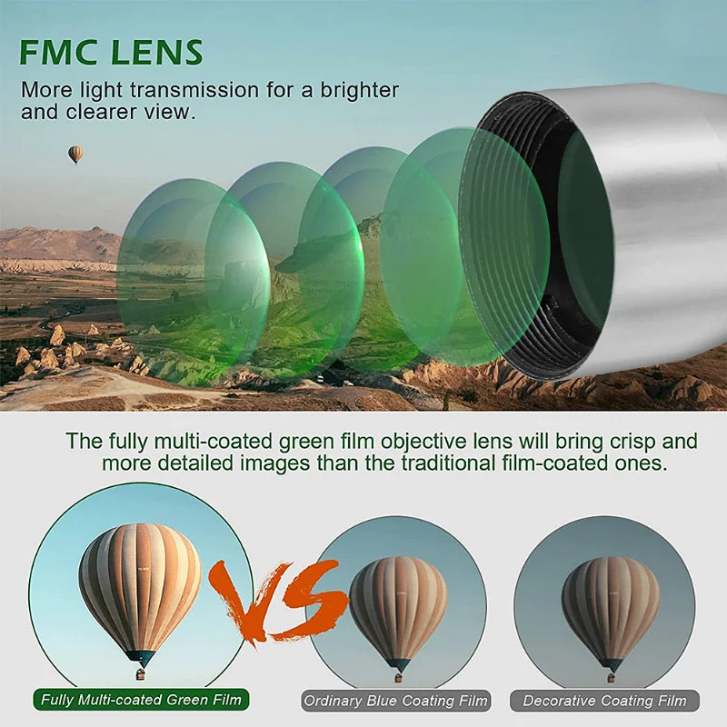 Einstellbares Teleskop HD Mini-Taschenteleskop 8 x 20 mm tragbares Monokular Outdoor-Sport Wandern Bergsteigen Teleskop